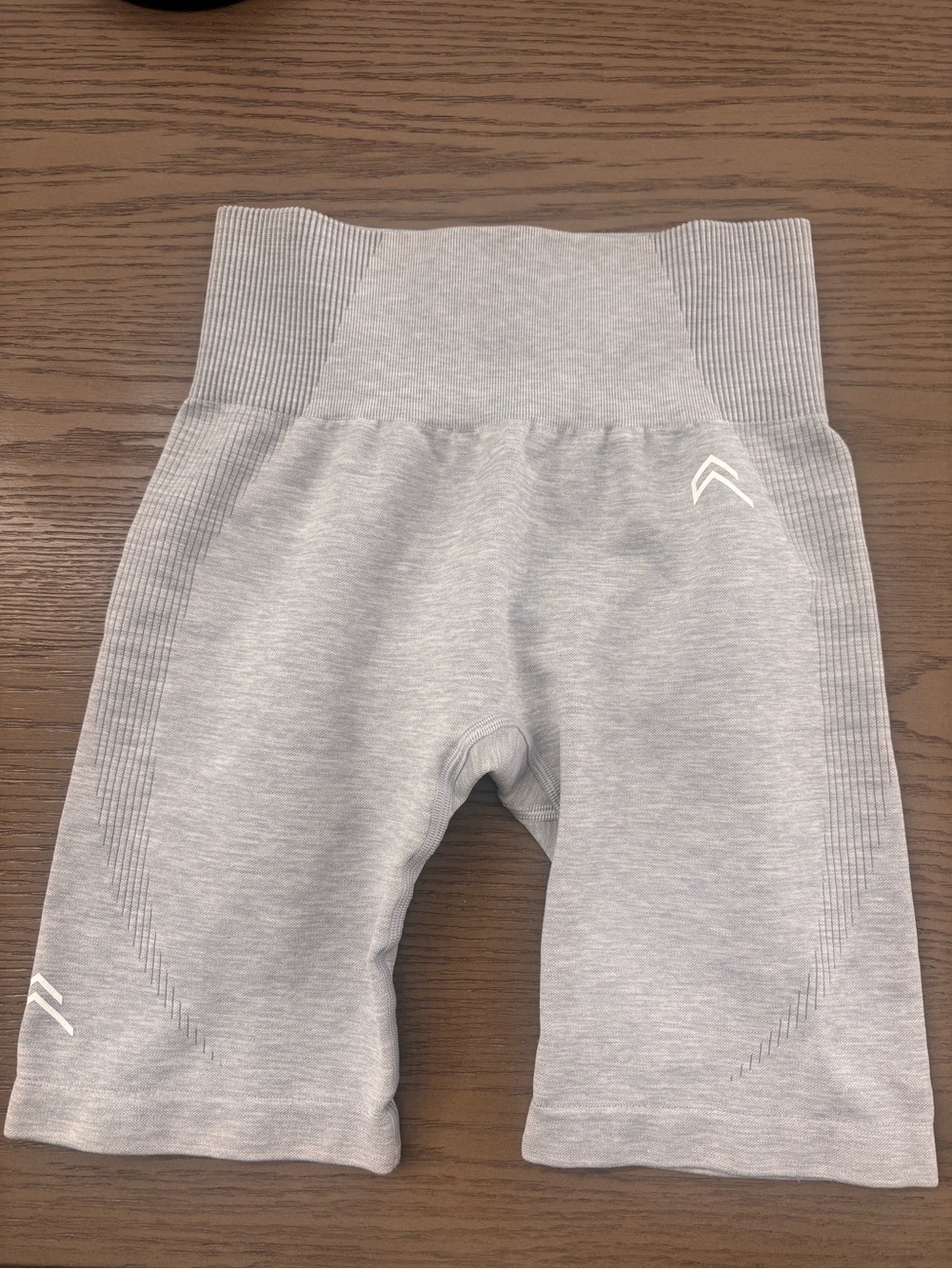 Oner Active Seamless High-Waist Gray Bike Shorts